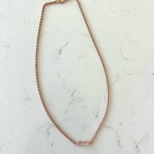 Coach Rose Gold Necklace